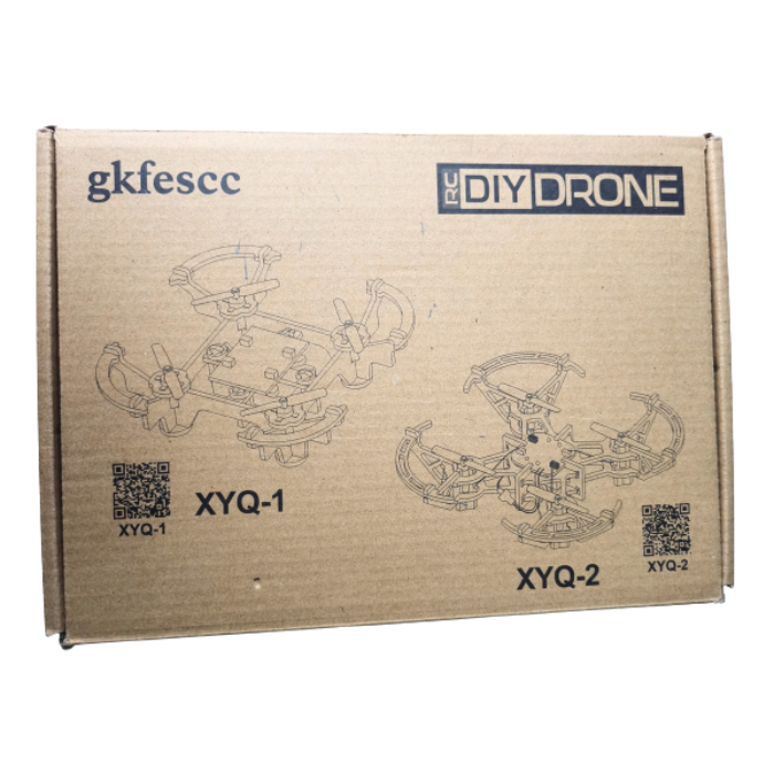 GKFESCC RC DIY Wooden Drone Kit for Kids 5-10+ - STEM Learning Toy