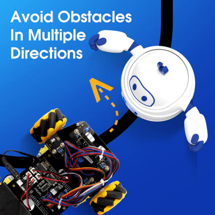 ACEBOTT ESP32-4WD-MECANUM-KIT 4WD Robot Car with Mecanum Wheels for Arduino & IoT - Buy in India