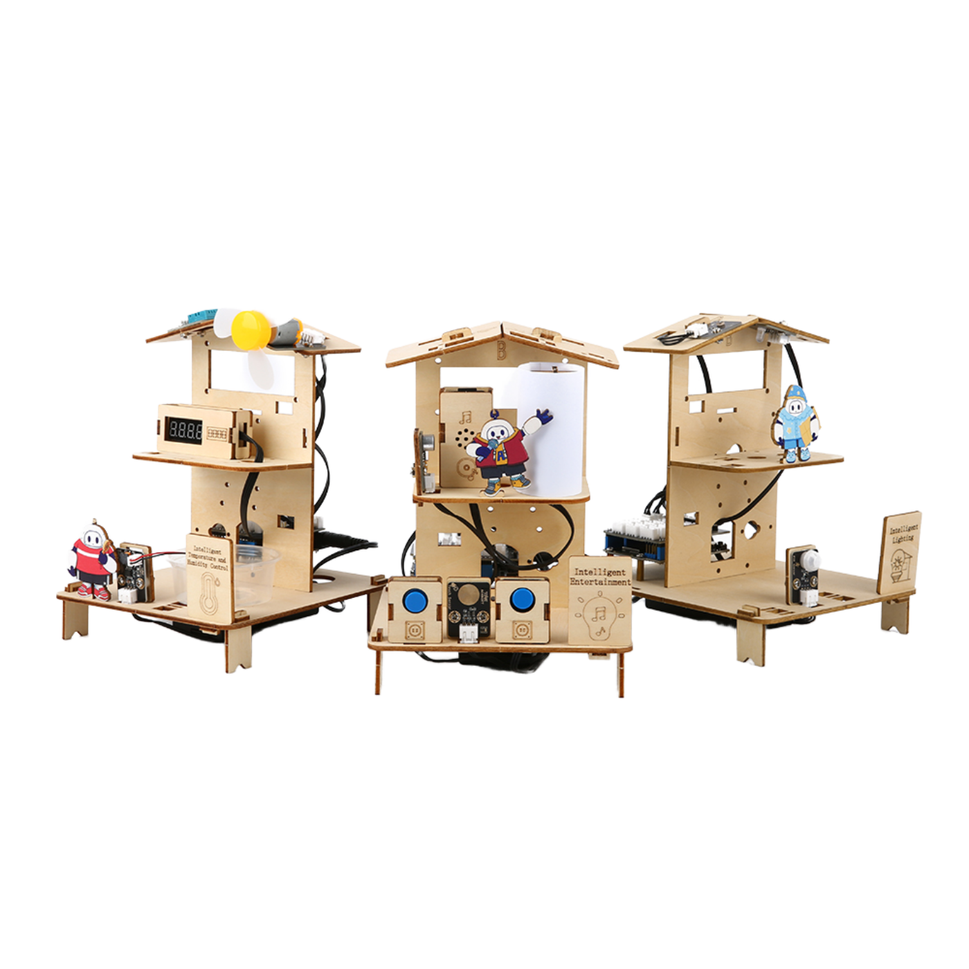 3-In-1 ACEBOTT ESP32 STEM School Smart Home Education Kit - Level 1 QE023