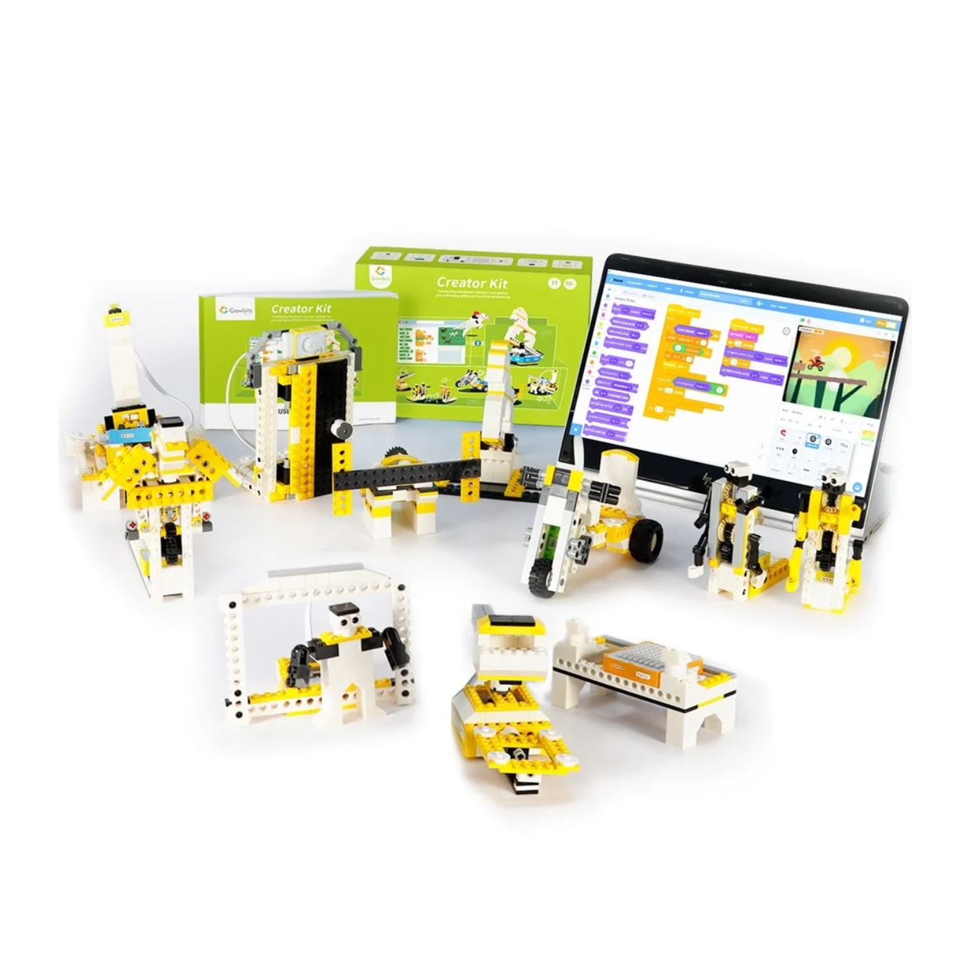 Elecrow - Crowbits-Creator Kit Based on Arduino, 12-in-1 STEM Toy for Kids