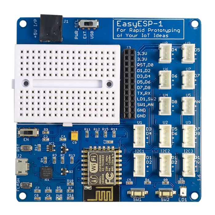 ELECROW EasyESP-1 ESP8266 WiFi Experimenter Board - Buy Online India