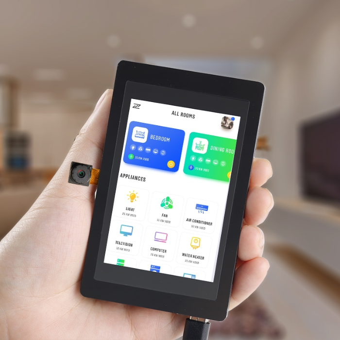 ELECROW ESP32 Terminal- 3.5 inch 480×320 SPI TFT capacitive touch display with OV2640 camera