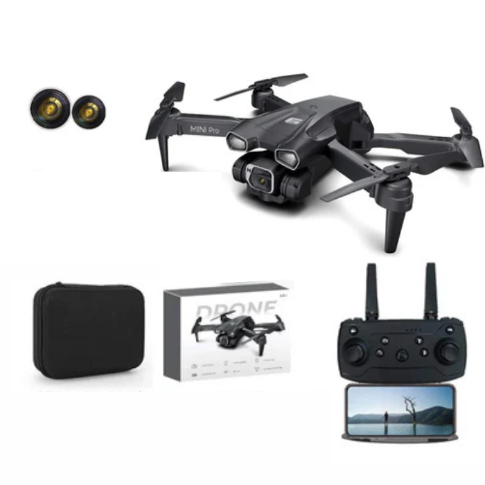 H66 Mini 4K HD Dual-Cam Foldable RC Drone Optical Flow Air Pressure Quadcopter Kits