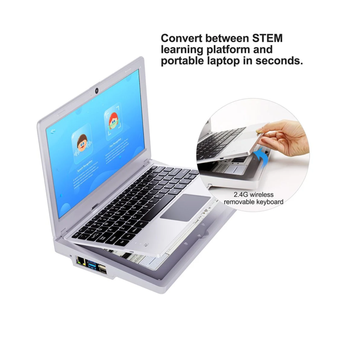Elecrow CrowPi2 All-in-One Raspberry Pi STEM Laptop 11.6-inch - Learn Python, AI, Scratch