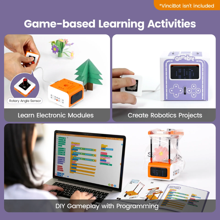 Matatalab 5-in-1 Programmable STEM Robotics Kit with 128 Bricks for VinciBot - Buy in India