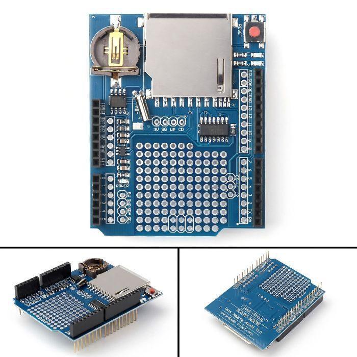Iotcart SES-P-1975 Arduino Data Logger Shield with RTC & SD Card Support - Buy Online in India