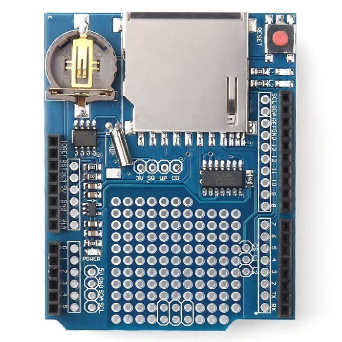 Iotcart SES-P-1975 Arduino Data Logger Shield with RTC & SD Card Support - Buy Online in India