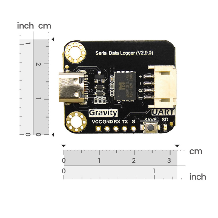 DFRobot Gravity V2.0 Serial Data Logger for Arduino
