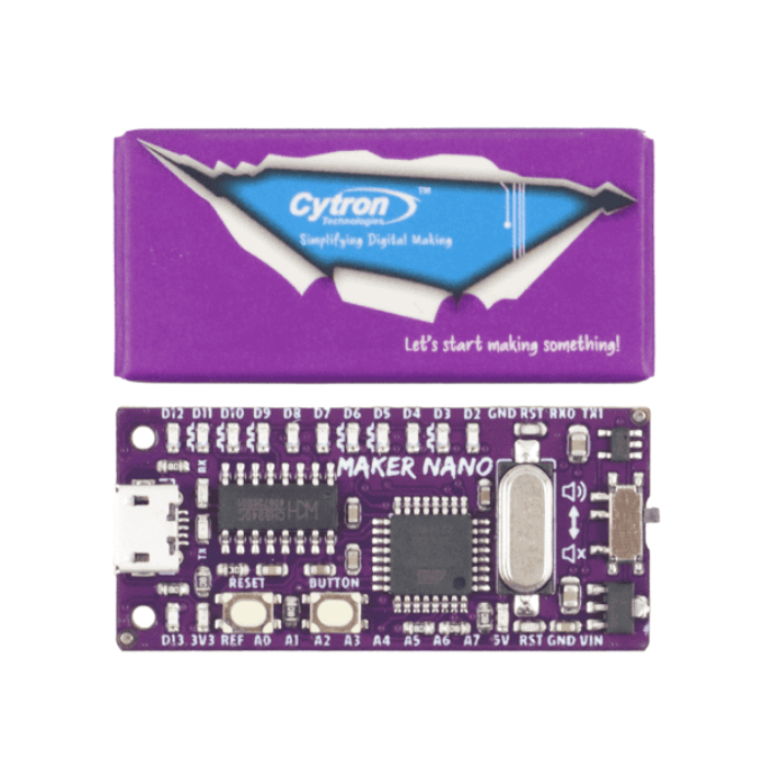 Cytron Maker Nano Development Board - Arduino Compatible - Compact & Beginner-Friendly