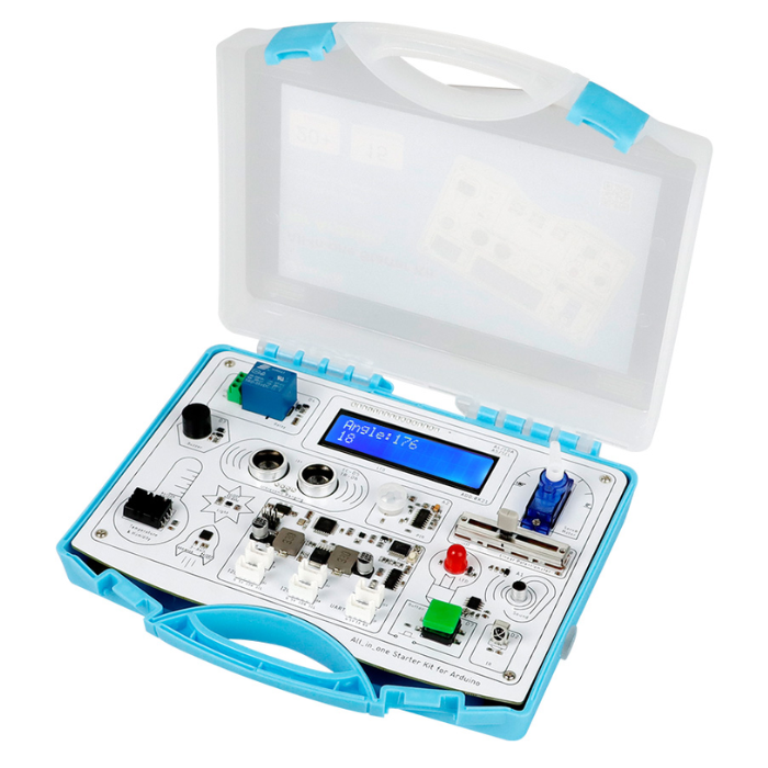 Elecrow All-in-One Starter Kit for Arduino with 15 Sensors and 21 Lessons