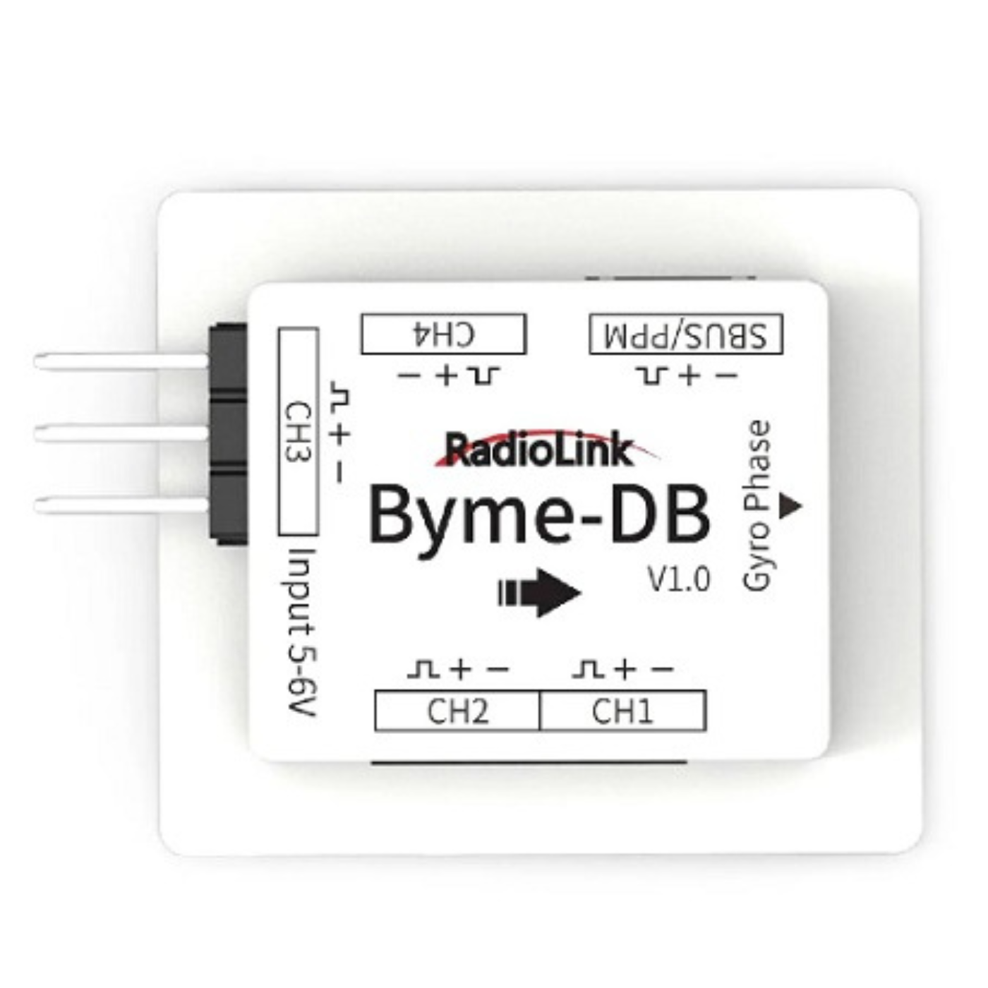 Radiolink Byme-DB 4 Channel 3-Axis Flight Controller with Gyro Stabilizer for RC Planes