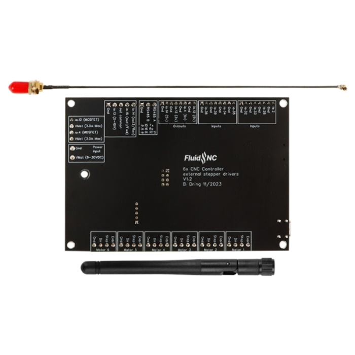 ELECROW SES-P-2000 6 Axis CNC Controller for FluidNC - Electronics