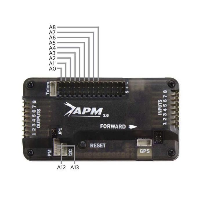 Iotcart APM 2.6 6DOF MPU-6000 Flight Controller Board - UAV Autopilot for Drones