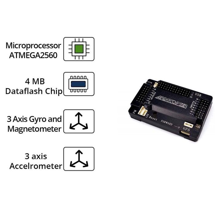 Iotcart APM 2.6 6DOF MPU-6000 Flight Controller Board - UAV Autopilot for Drones