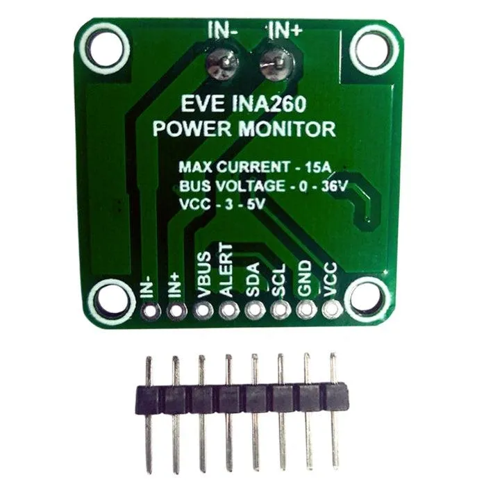 INA260 36V DC Voltage Current Power Sensor Breakout - 7Semi I2C Module
