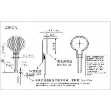 Iotcart SES-P-2018 3V DC Coin Vibration Motor - Haptic Feedback