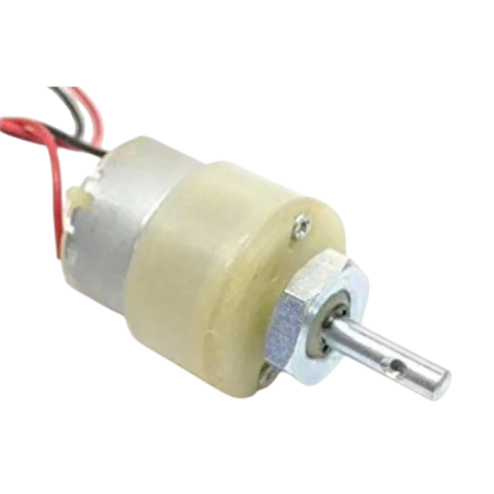 Iotcart 12V 6 RPM Center Shaft DC Gear Motor for Robotics - Buy Online