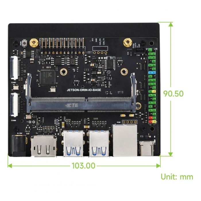 Waveshare Jetson Orin Nano/NX Development Board