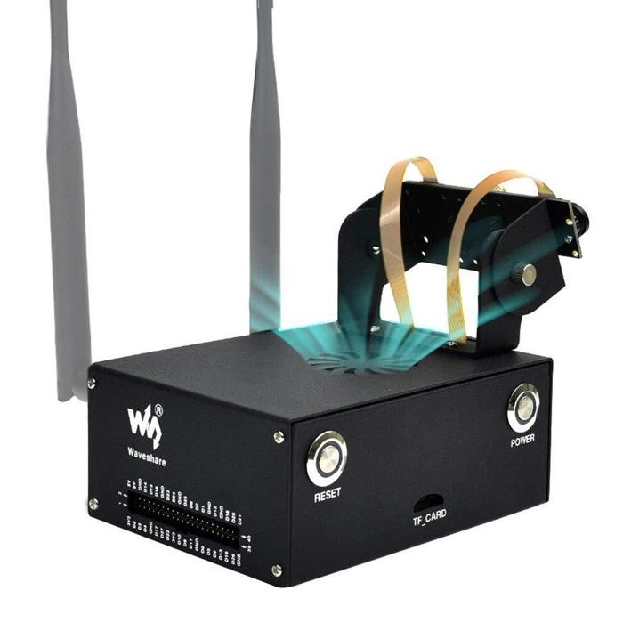 Iotcart Jetson Nano Metal Case with Fan & Camera Mount - NVIDIA Compatible Enclosure