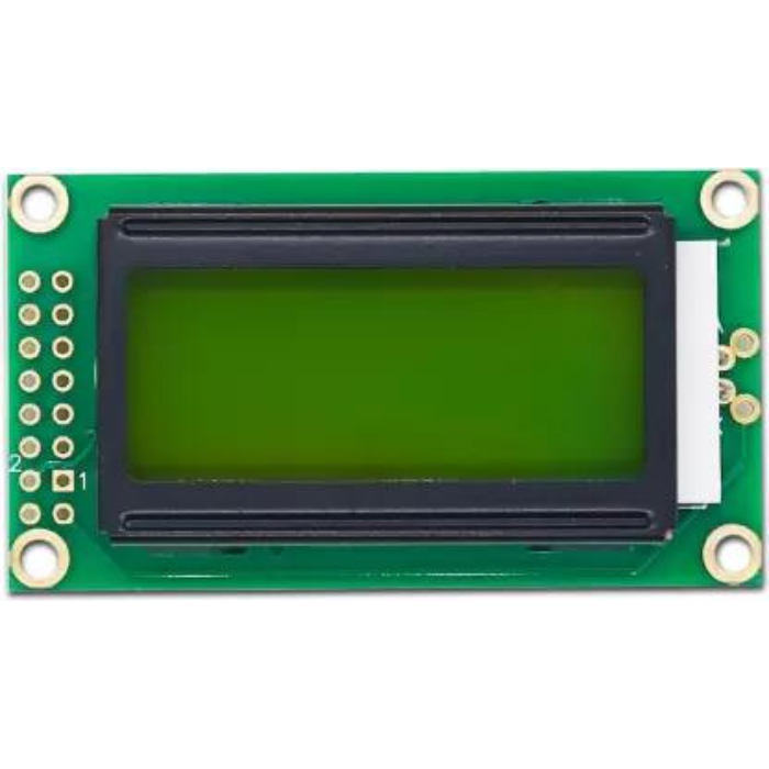 Iotcart 8X2-GREEN-LCD 5V 8x2 Character LCD Module - Arduino Compatible