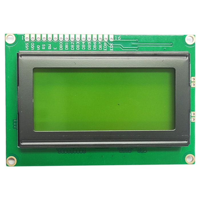 Iotcart 16x4 LCD Display 5V Green Backlight - Arduino Compatible