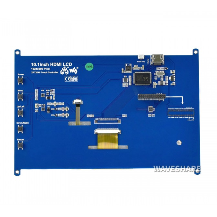 Waveshare 10.1inch HDMI LCD Touch Screen LCD 1024×600 Supports Raspberry Pi