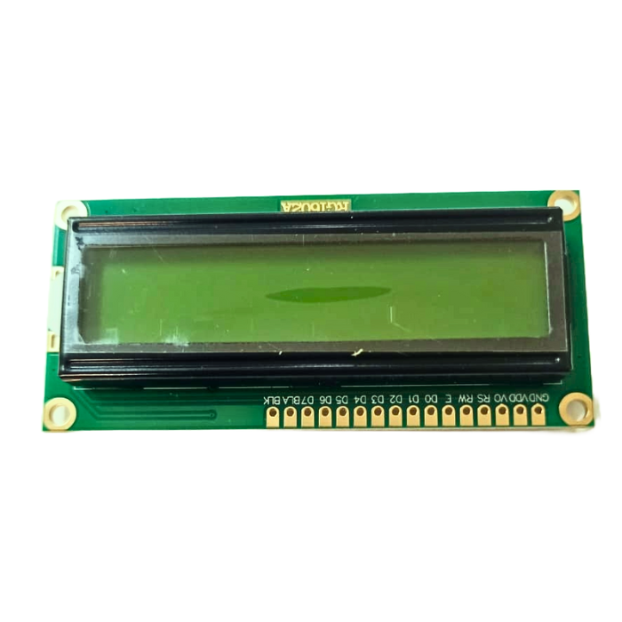 Iotcart 16x2 LCD Module Green Backlight - Arduino & Raspberry Pi Compatible