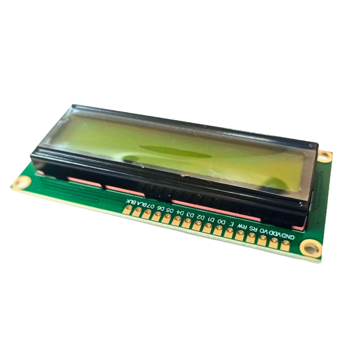 Iotcart 16x2 LCD Module Green Backlight - Arduino & Raspberry Pi Compatible
