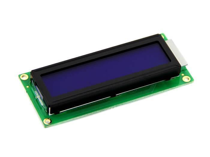 Iotcart 1602A 16x2 LCD Display Blue Backlight - Arduino Compatible