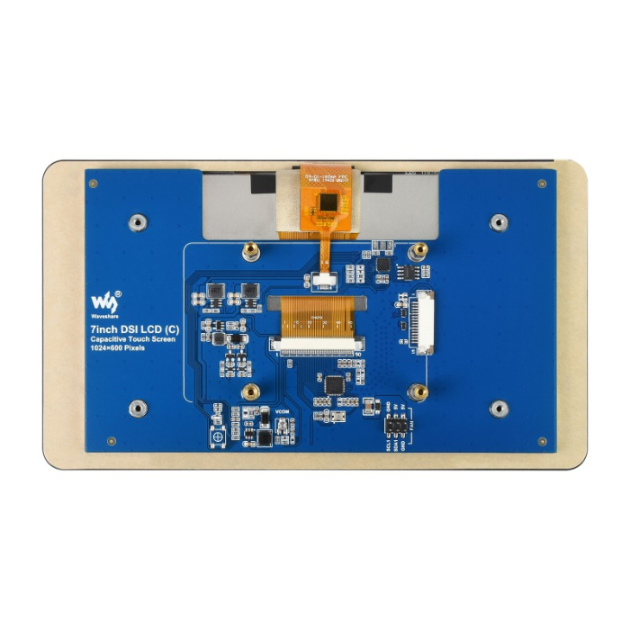 Waveshare 7inch DSI Capacitive Touch IPS Display 1024×600 for Raspberry Pi