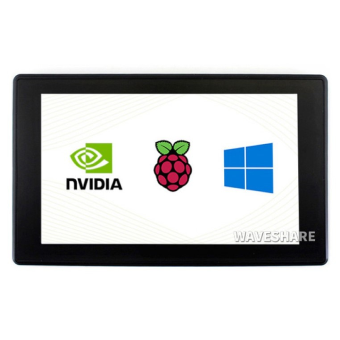 Waveshare 7inch HDMI Capacitive Touch Screen LCD (H) 1024×600 with Case