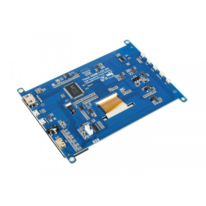 Waveshare 7inch HDMI Capacitive Touch Screen LCD (H) 1024×600 Support Various Systems