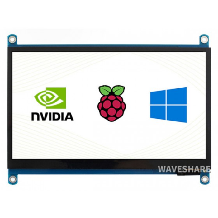 Waveshare 7inch HDMI Capacitive Touch Screen LCD (H) 1024×600 Support Various Systems