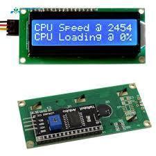 Iotcart 16x2 LCD Blue I2C Interface Display Module - Arduino Raspberry Pi Compatible