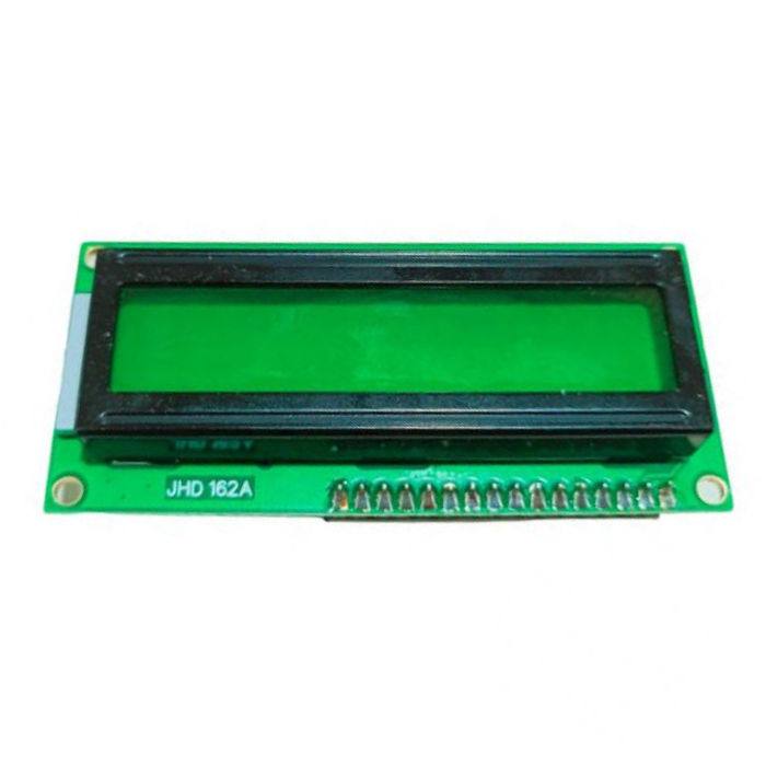 Iotcart 16x2 Green LCD Display with I2C Interface - Arduino & Raspberry Pi Compatible