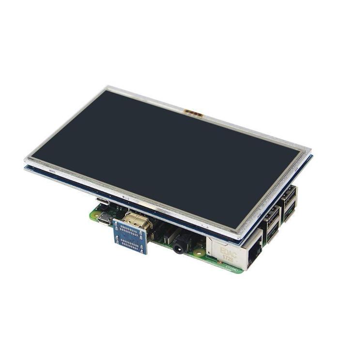 Iotcart 5 Inch HDMI TFT LCD Touch Display 800x480 - Raspberry Pi Compatible