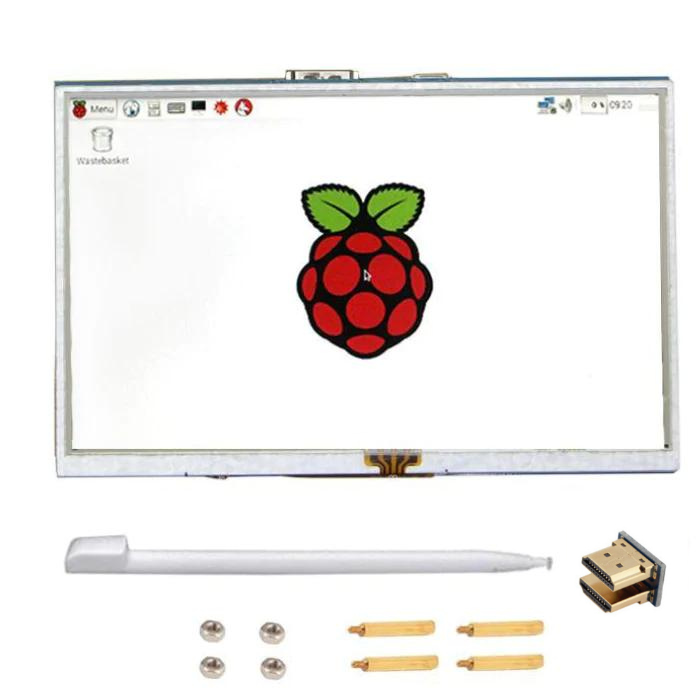 Iotcart 5 Inch HDMI TFT LCD Touch Display 800x480 - Raspberry Pi Compatible
