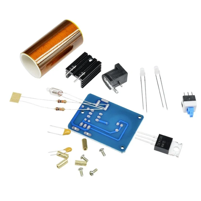 Iotcart SES-P-2159 Mini Tesla Coil Kit 9-12V - Educational DIY Electronics Project