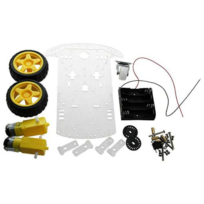 Iotcart 2WD Smart DIY Robot Car Chassis Kit - Arduino & Raspberry Pi Compatible
