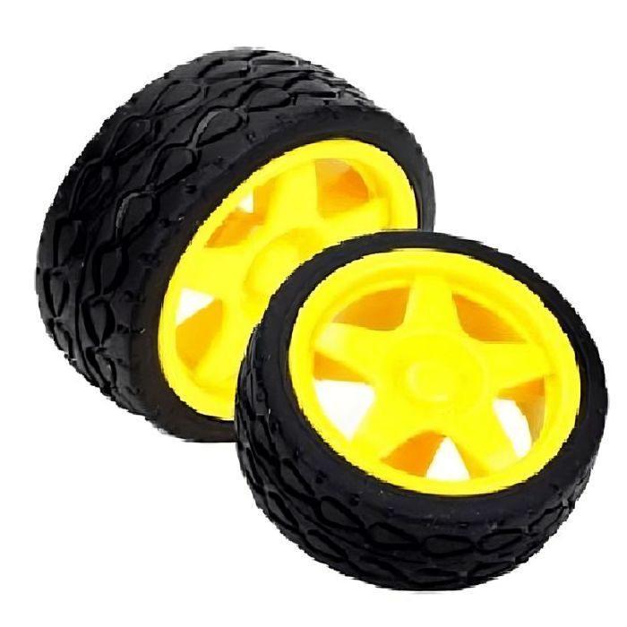 DIY 2WD Mini Round Robot Car Kit with Motors & Wheels - Arduino Compatible