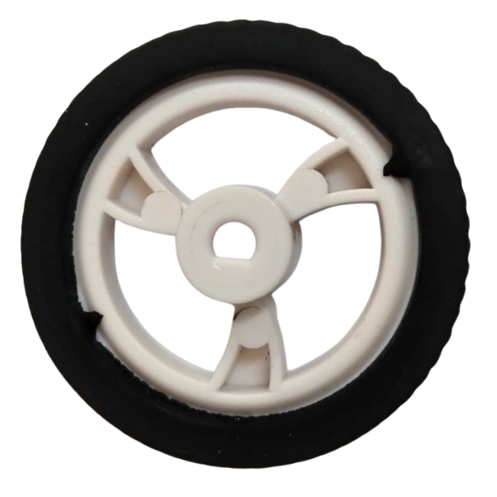 Rubber Hollow Car Wheel for DIY Robots & Toy Cars - Iotcart