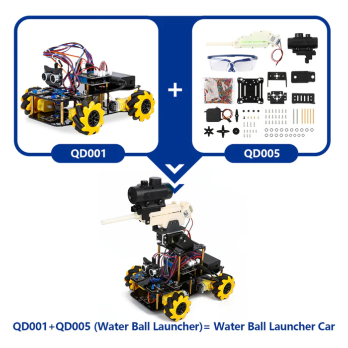 ACEBOTT QD005 ESP32 Water Bullet Expansion Pack - Robot Car Add-on