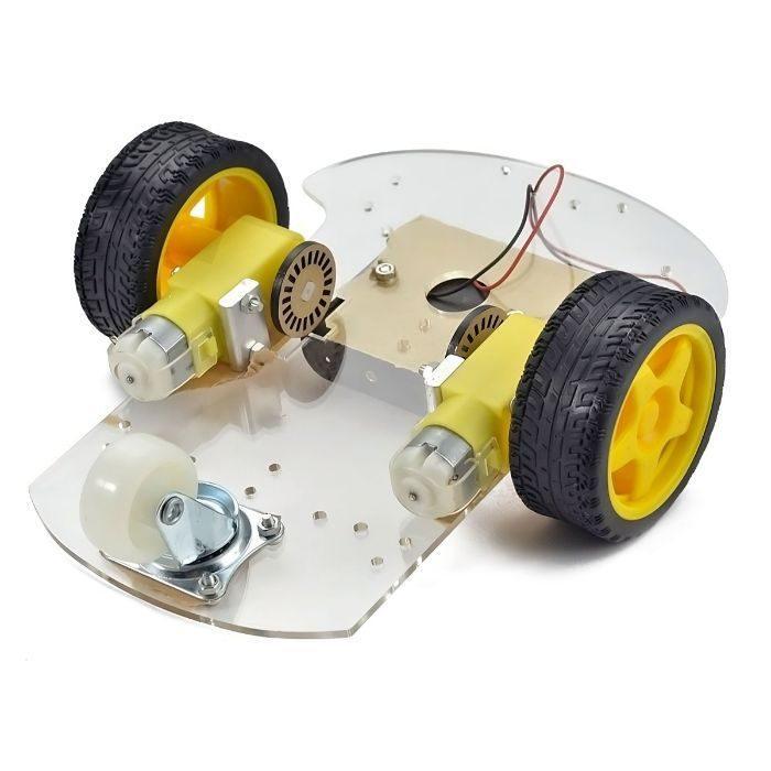 Iotcart 2WD Two Wheel Drive DIY Robot Car Kit with Chassis - Arduino Compatible