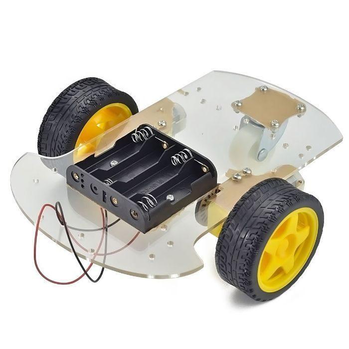 Iotcart 2WD Two Wheel Drive DIY Robot Car Kit with Chassis - Arduino Compatible