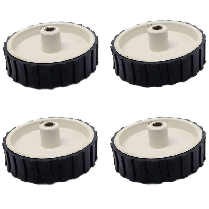Buy 4x 200RPM 12V DC Gear Motors with 7x2cm Robot Wheels - Iotcart