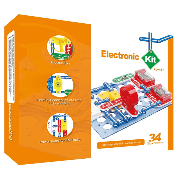 Buy 34 Experiments Electronics Kit - STEM Learning for Kids & Students
