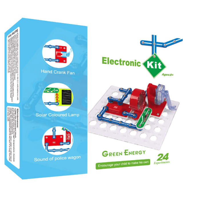Iotcart SES-P-2184 24-in-1 Snap-on Electronics Kit for STEM Learning