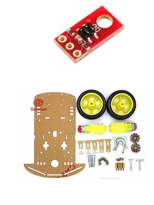 Iotcart Four in One Bot Arduino Robot Kit - Line Follower, Obstacle Avoider