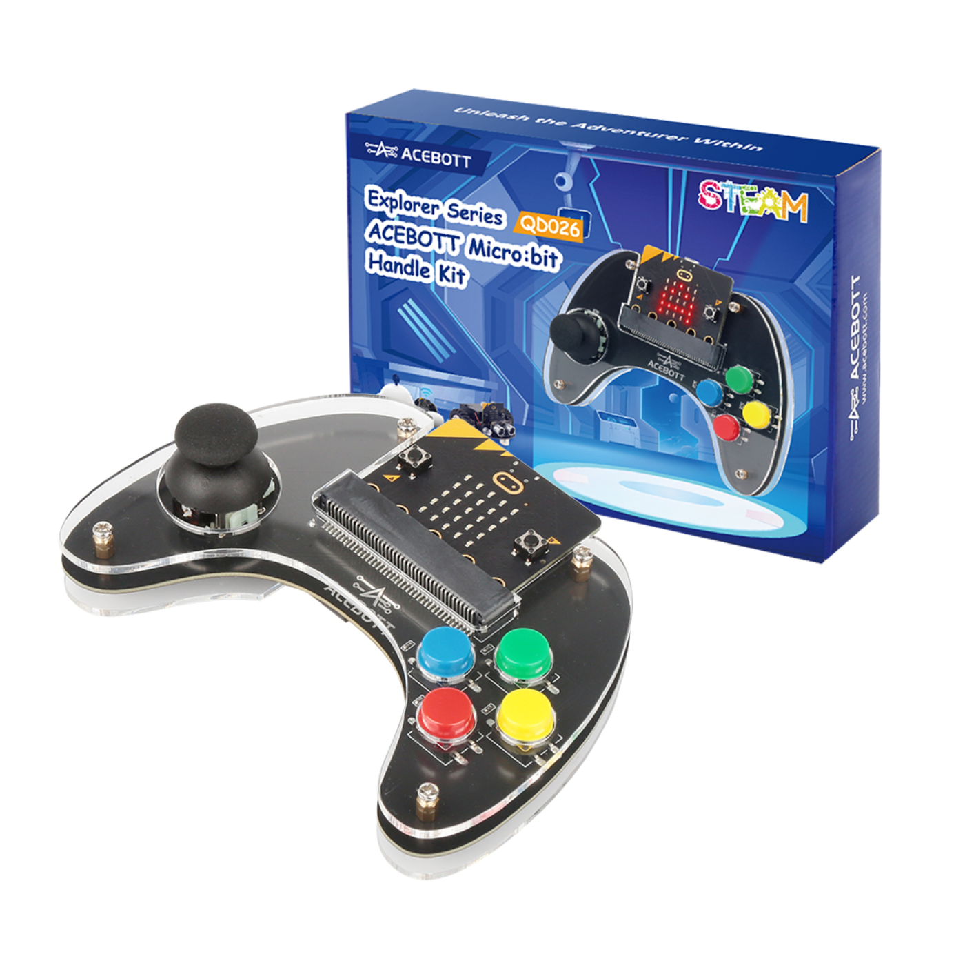 ACEBOTT QC027 Micro:bit Handle Kit Wireless Controller (without Micro:bit)