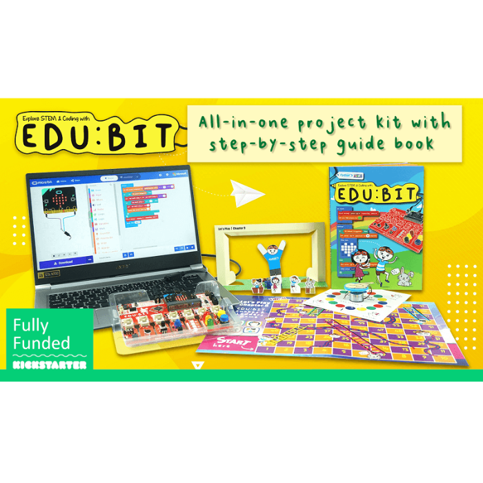 Cytron EDU:BIT Training & Project Kit for micro:bit - STEM Electronics Kit